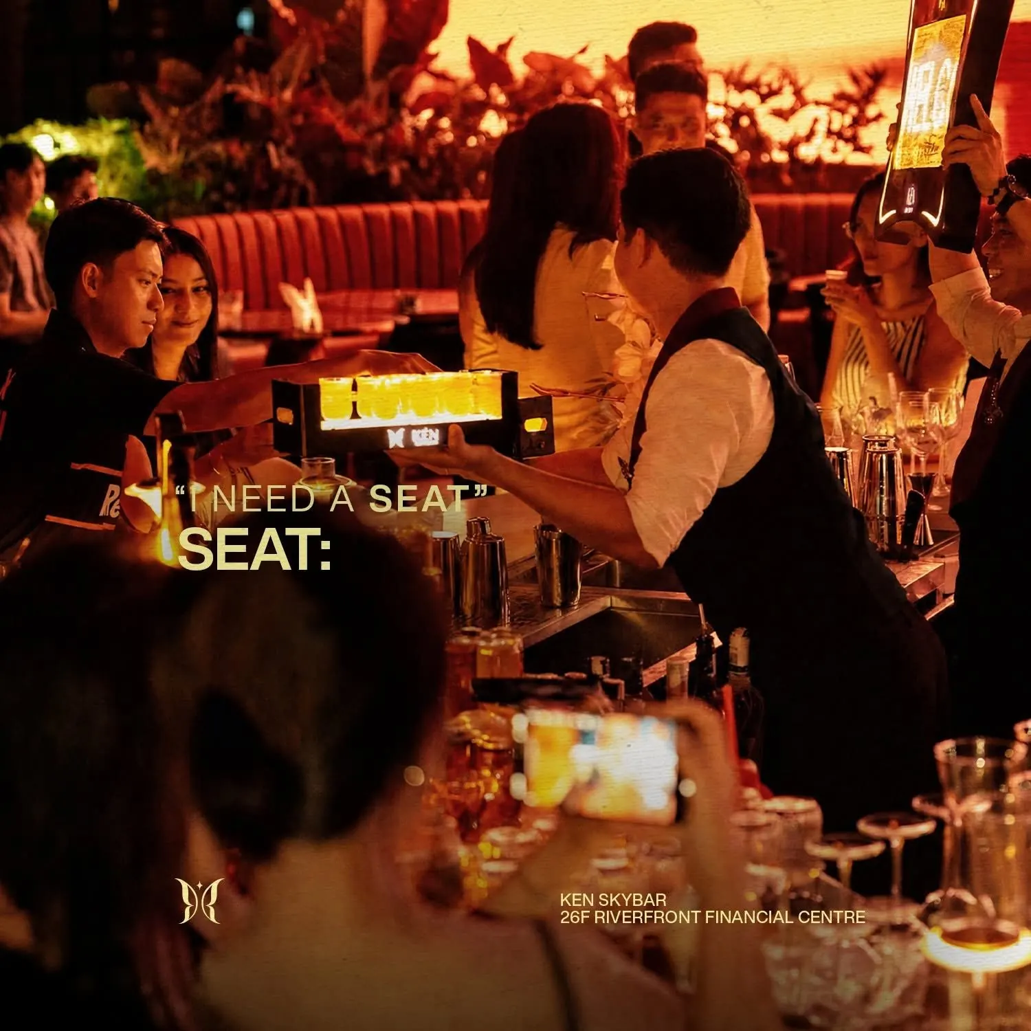 Bottle service KÉN Skybar